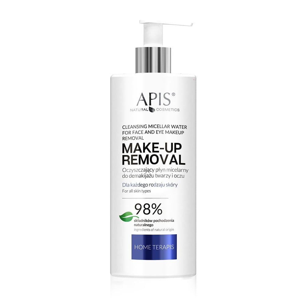 Apis Home Terapis Cleansing Micellar Water for Face and Eyes Makeup Removal 300ml Apis