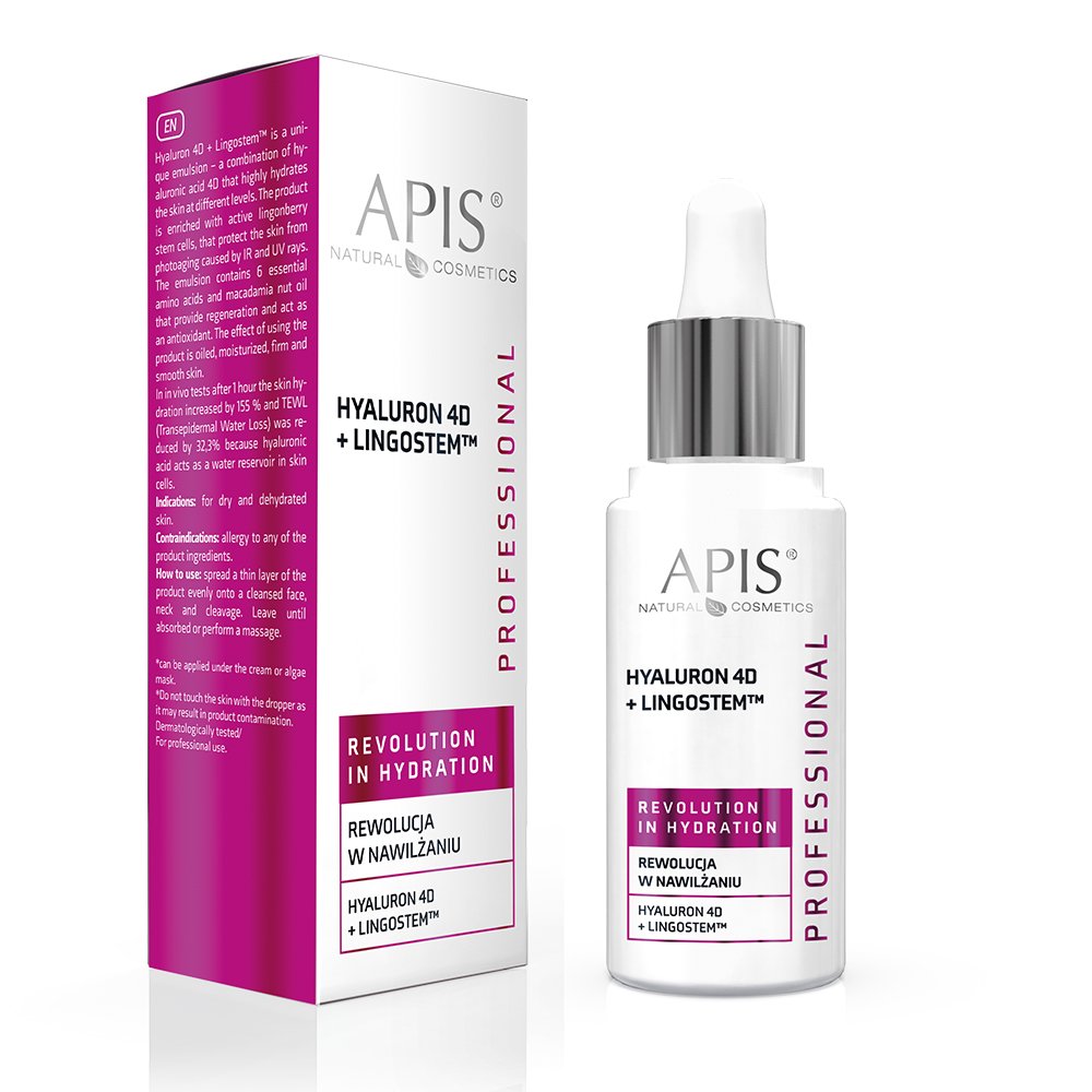 Apis Professional Revolution in Hydration Hyaluron 4D + Lingostem TM 30ml Apis