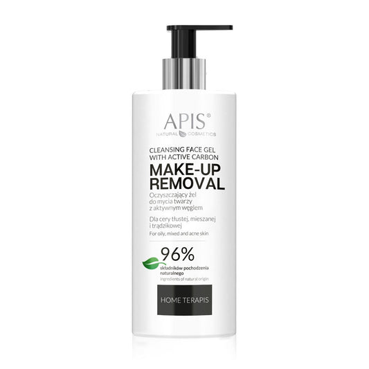 Apis Cleansing Face Gel with Active Carbon 300ml Apis