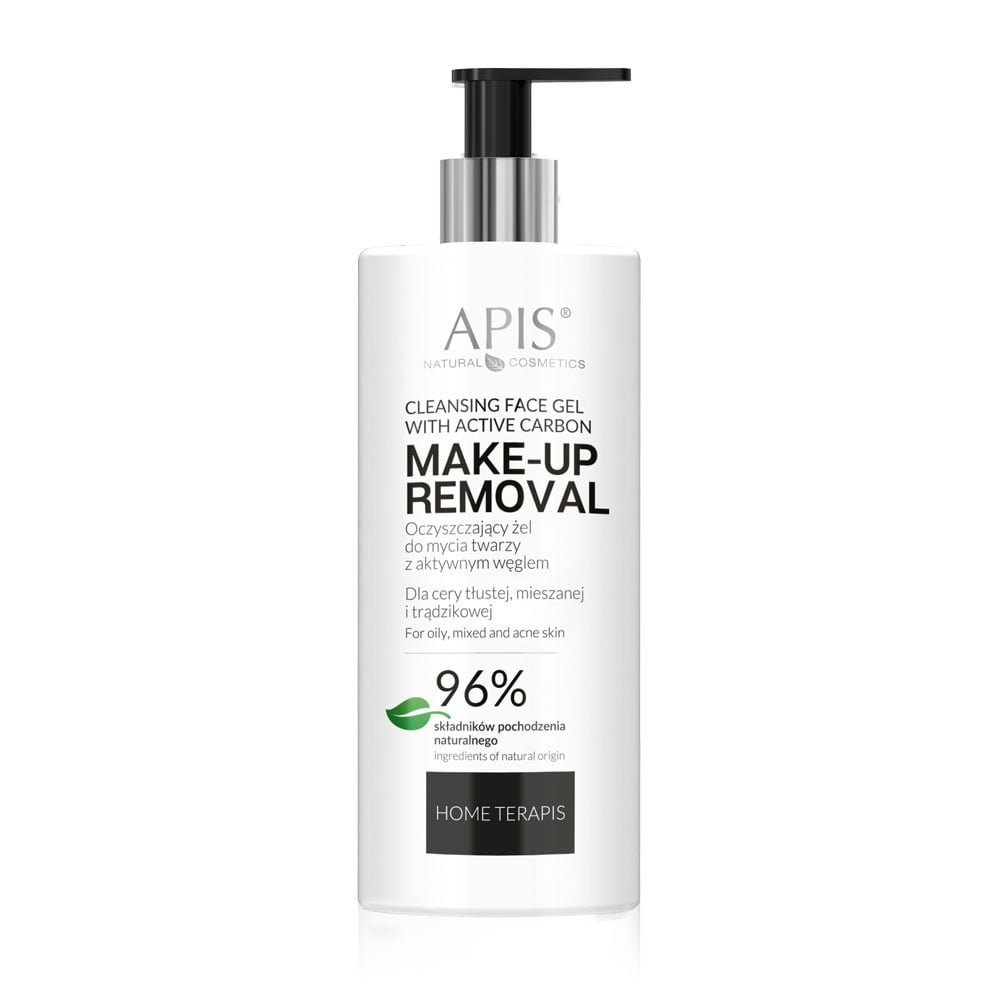 Apis Cleansing Face Gel with Active Carbon 300ml Apis