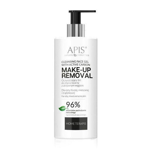 Apis Cleansing Face Gel with Active Carbon 300ml Apis