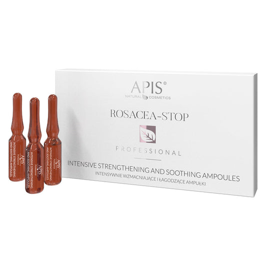 Apis Professional Rosacea Stop Intensive Strengthening and Soothing Ampoules 10x3ml Apis