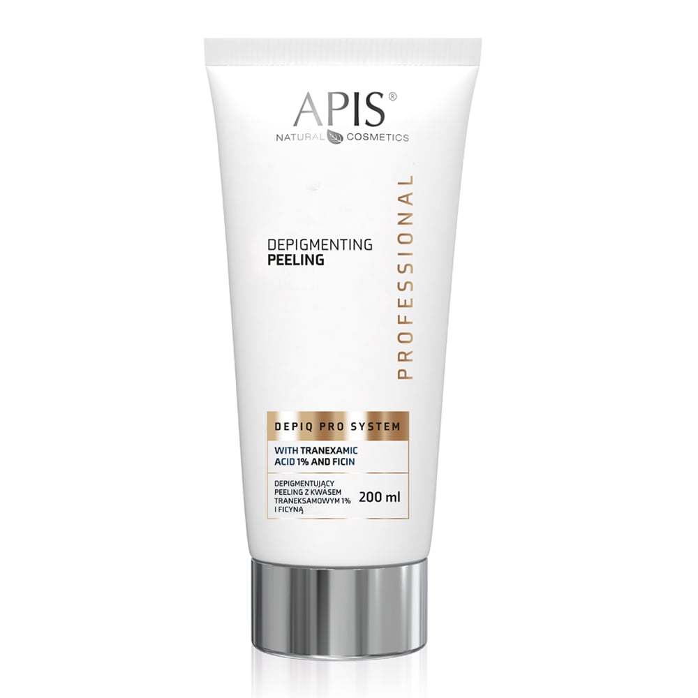 Apis Professional DepiQ Pro System Depigmenting Peeling with 1% Tranexamic Acid & 1% Ficin 200ml Apis