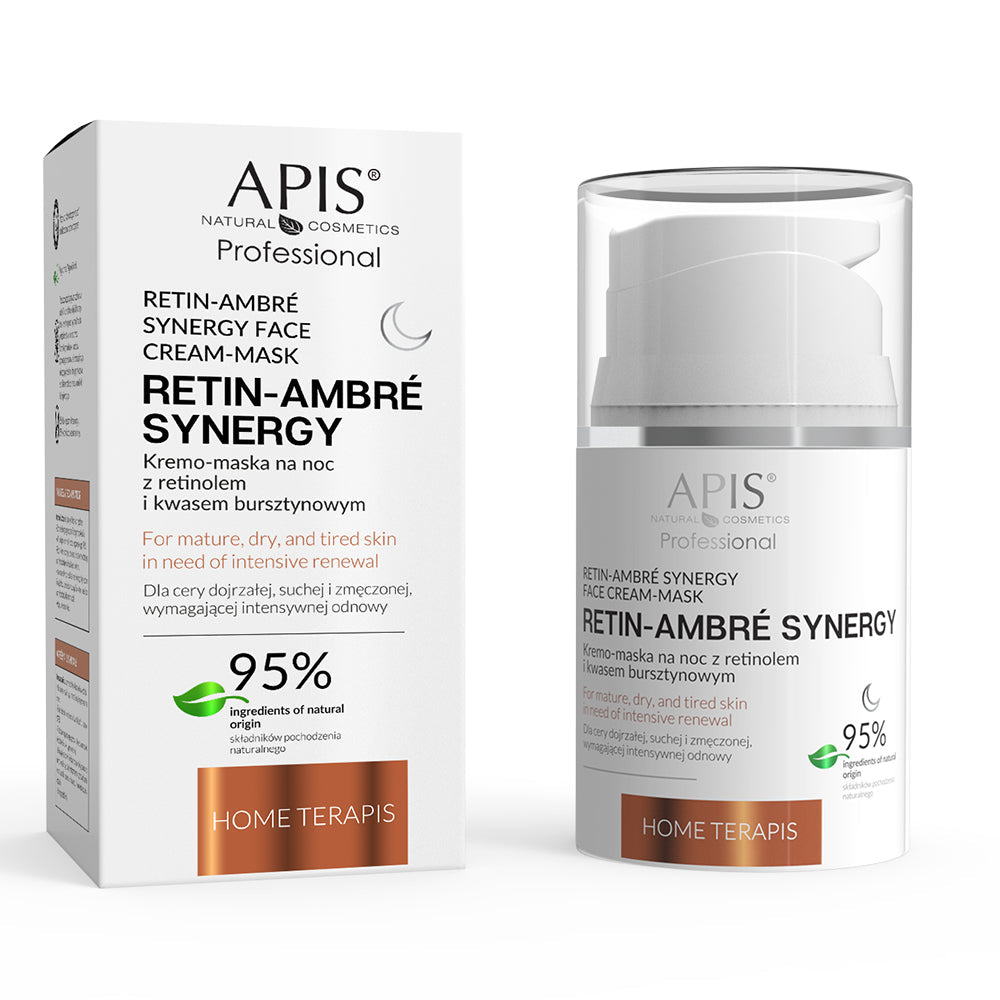 Apis Retin Ambre Synergy Face Cream-Mask with Amber and Retinol 50ml Apis
