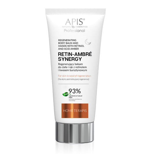Apis Retin Ambre Synergy Regenerating Body Balm and Hands with Retinol and Acid Amber 200ml Apis