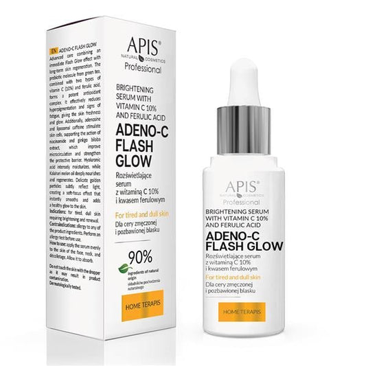 Apis Professional Adeco-C Flash Glow Brightening Serum with 10% Vitamin C & Ferulic Acid 30ml Apis