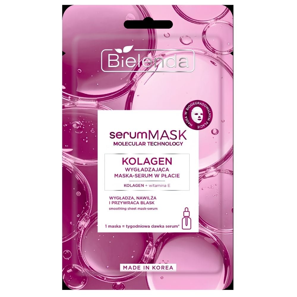 Bielenda Collagen Smoothing Sheet Mask-Serum 1 pc Bielenda