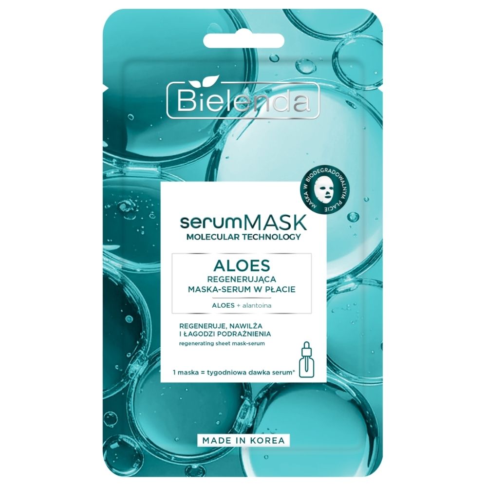 Bielenda Regenerating Sheet Mask-Serum with Aloe and Alantoine1pc Bielenda
