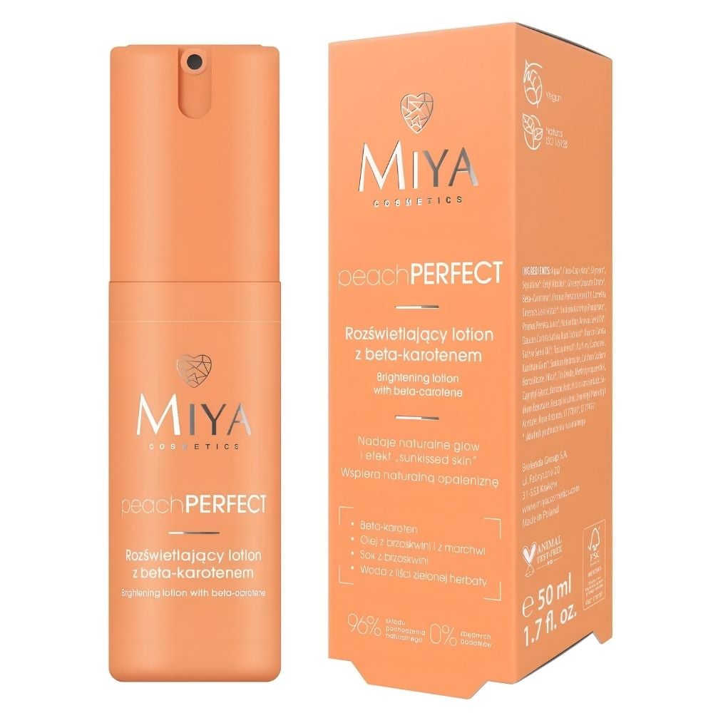 Miya peachPERFECT Lightweight Illuminating Lotion with Beta-Carotene 50ml Miya Cosmetics