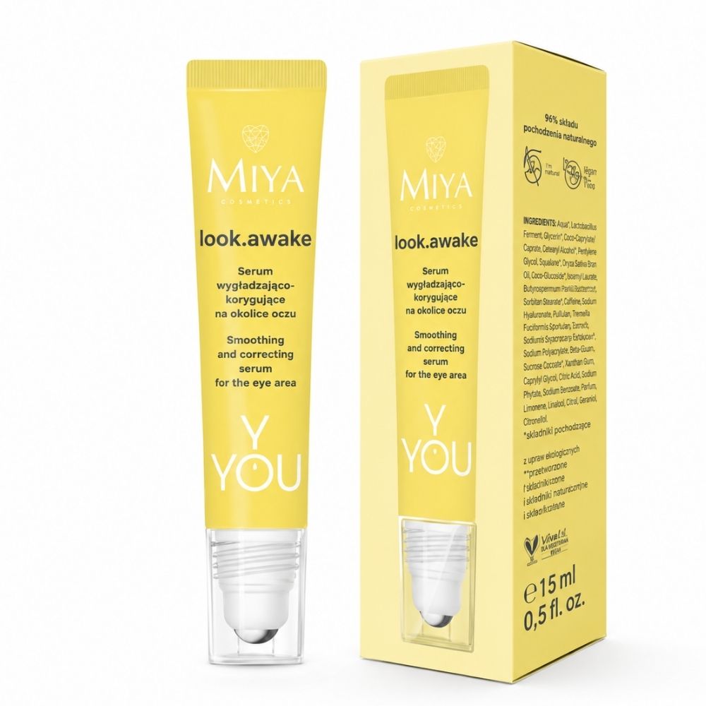Miya Look.Awake Smoothing and Correcting Eye Serum for Dark Circles and Signs of Fatigue 15ml Miya Cosmetics