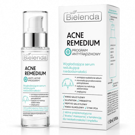 Bielenda Acne Remedium Smoothing Serum for Reducing Imperfections 30ml Bielenda