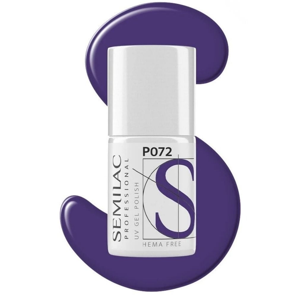 Semilac Professional UV/LED Soak Off Hybrid Nail Gel Polish - P072 Twilight Horizon 7ml/Expiry-31/08/2026 Semilac