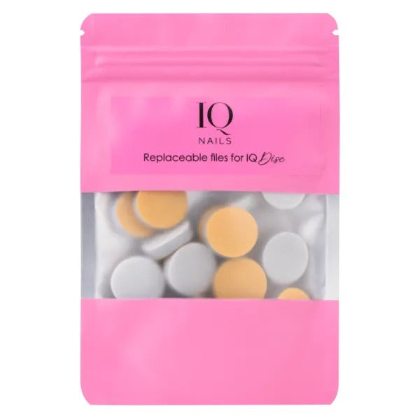 IQ Nails 20mm Sponge Pads for Nail Polishing  25 pcs IQ Nails