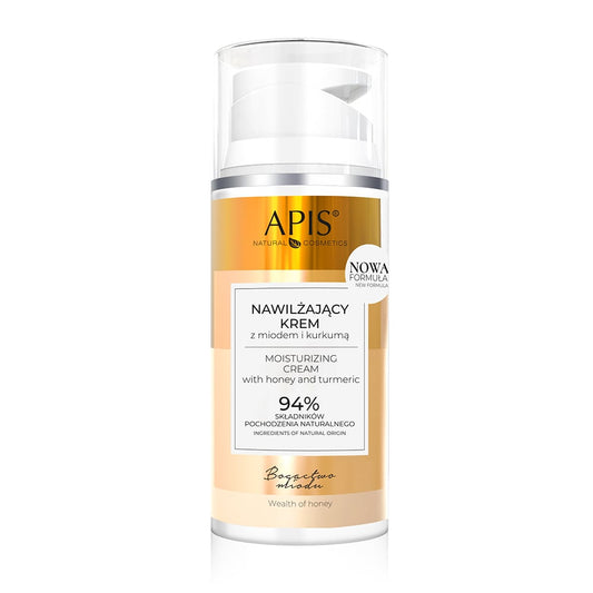 Apis Wealth of Honey 94 % Natural Ingredients Moisturising Face cream with Honey and Turmeric 100ml Apis