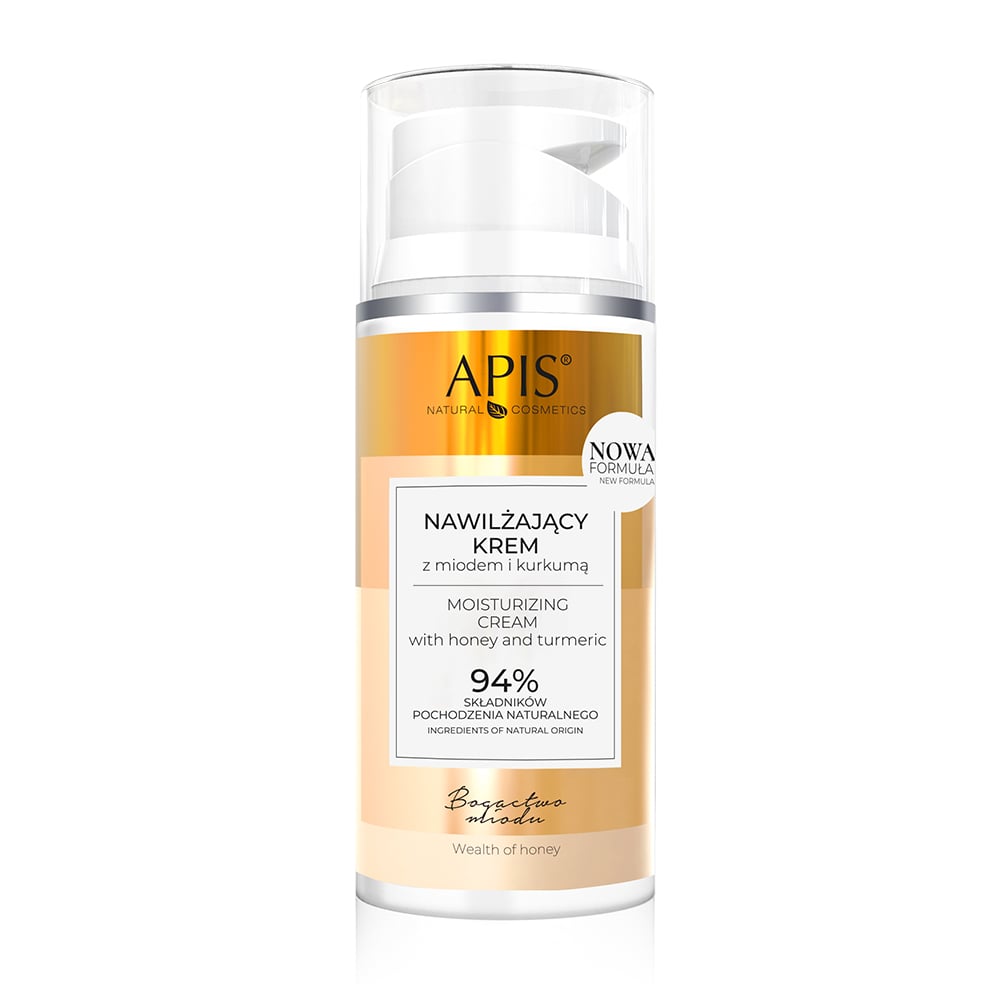 Apis Wealth of Honey 94 % Natural Ingredients Moisturising Face cream with Honey and Turmeric 100ml Apis