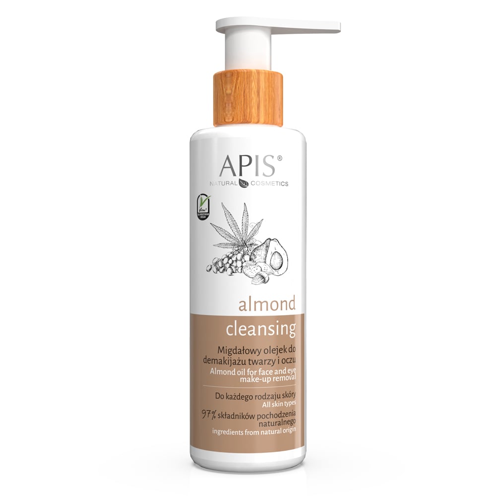 Apis Almond Cleansing Oil for Face and Eye Make up Removal 150ml Apis