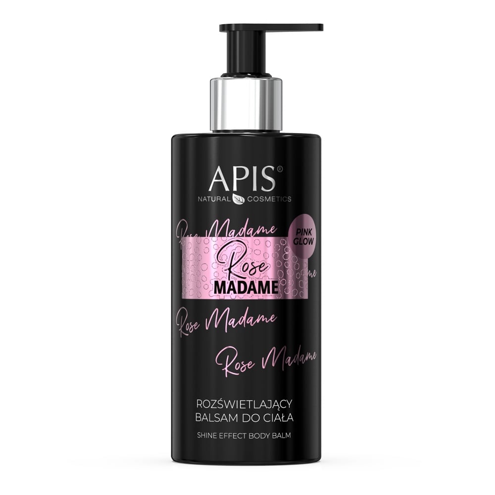 Apis Rose Madame Shine Effect Body Balm with Pink Glow Effect 300ml Apis