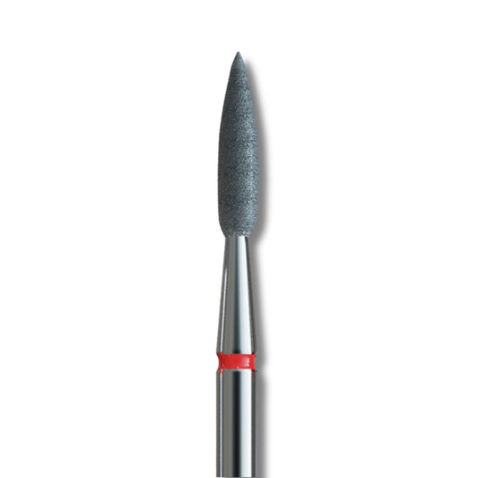 IQ Nails Diamond Nail Drill Bit Flame Shape Fine Grit 2.3mm for Detailed Manicure and Pedicure 243.514.023XL IQ Nails