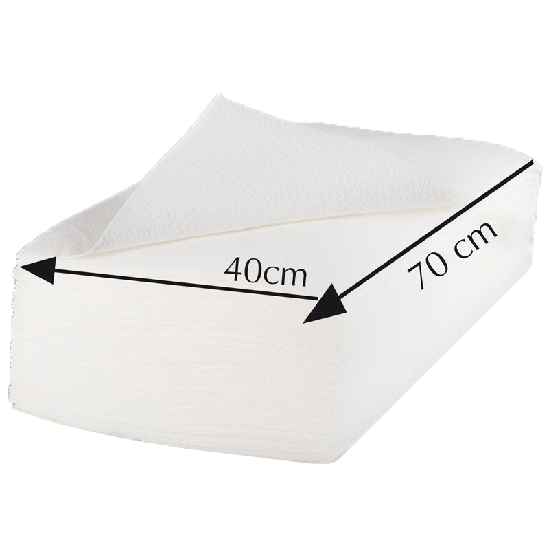Professional Disposable Perforated Non-Woven Towel SOFT 70x40cm 100pcs/ Packaging Slightly Damaged BLCK Professional