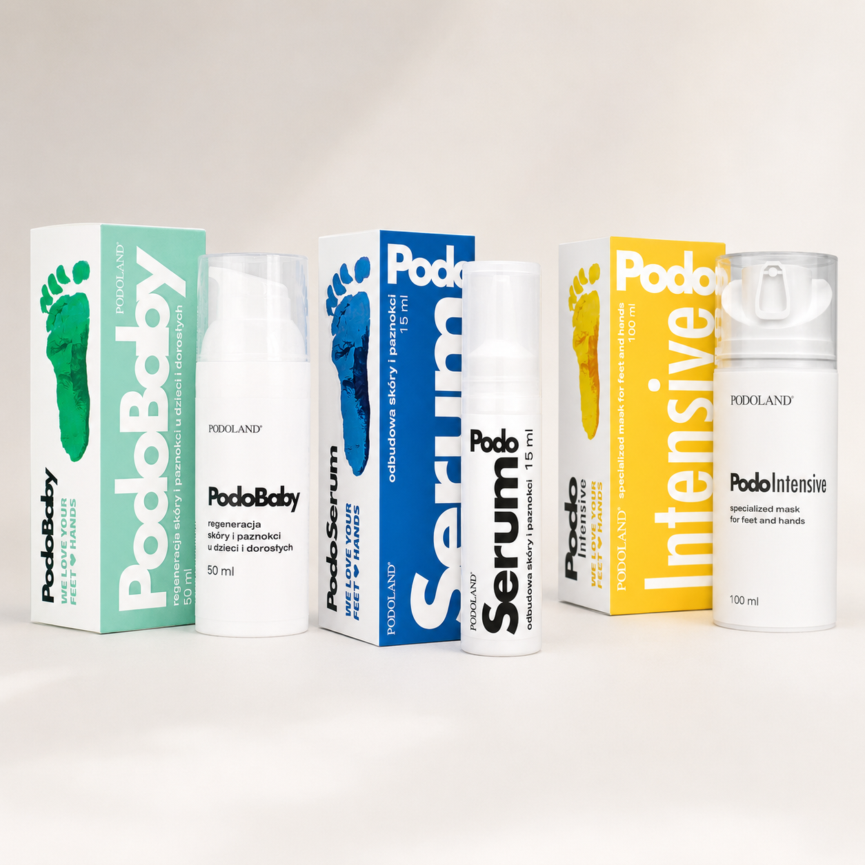 Summer Recovery Trio Bundle – Podobaby + Podointensive + Podoserum DM one