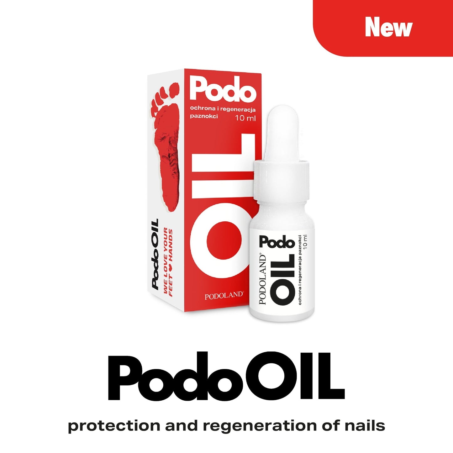 PodoOil - Protection and regeneration of nails 10 ml x 20 Pcs Podoland