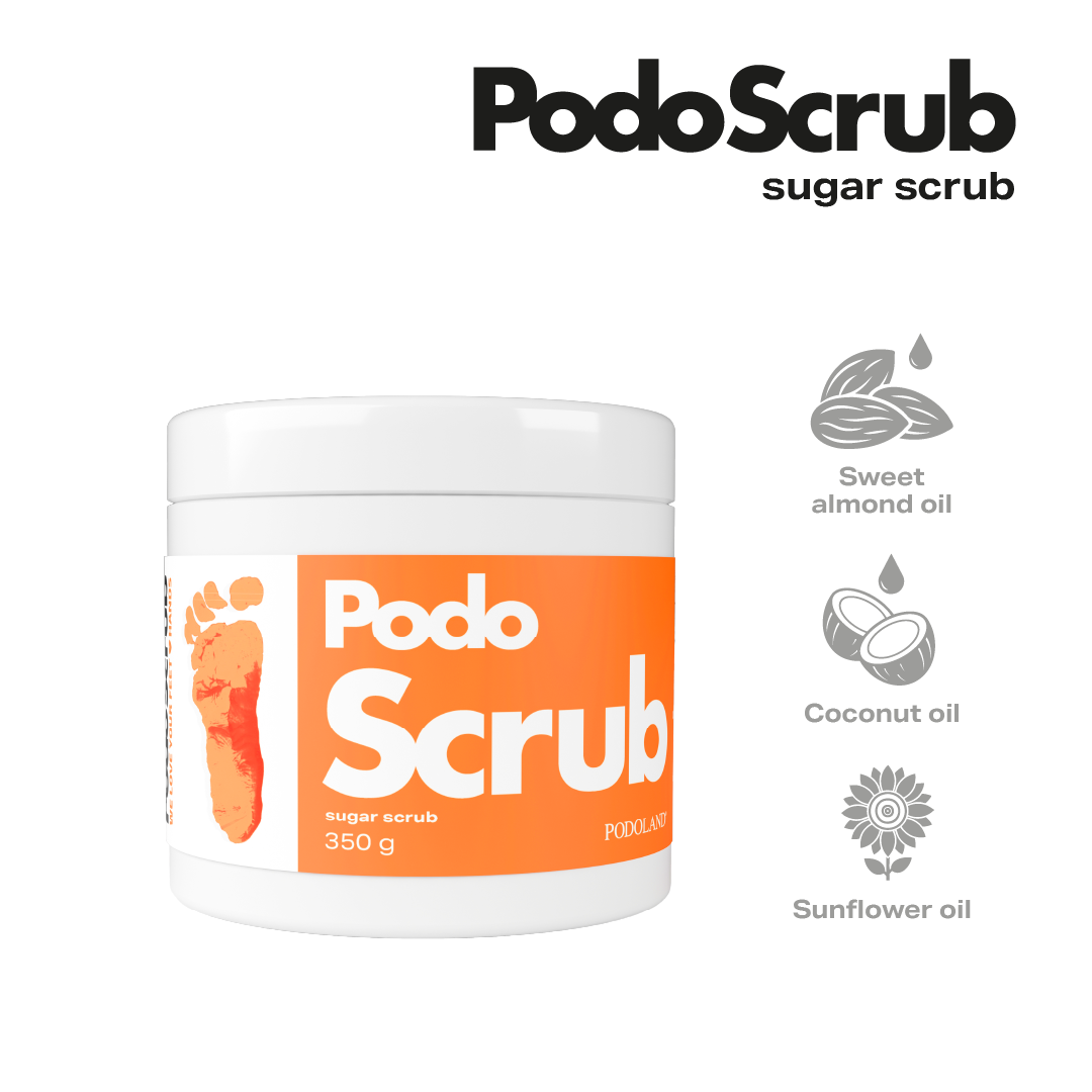 PodoScrub - Sugar scrub  350 g DM one