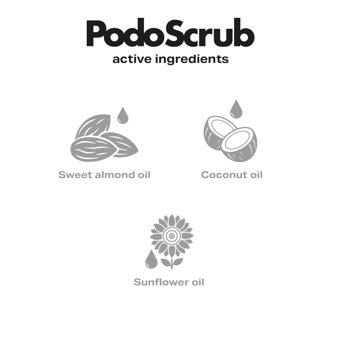 PodoScrub - Sugar scrub  350 g DM one