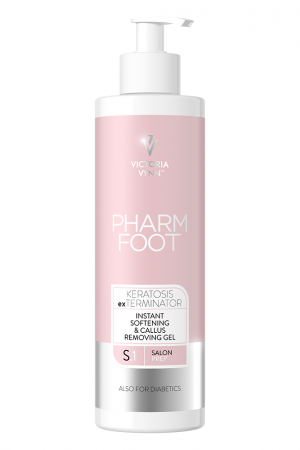 Pharm Foot Keratosis Exterminator - Softening & Callus Removing Gel 300ml www.design4nails.co.uk