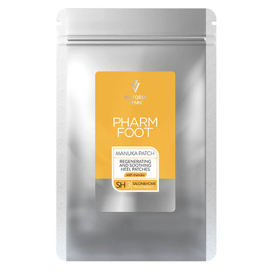 Pharm Foot Patch -  Regenerating and Soothing Heel Patches With Manuka 20pcs. www.design4nails.co.uk