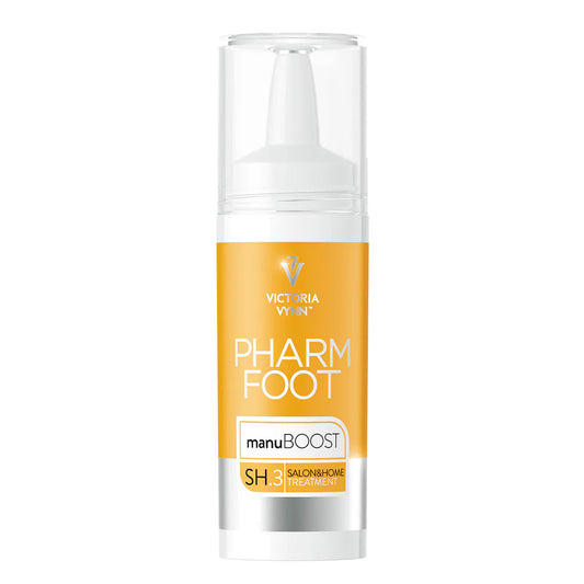 Pharm Foot manuBOOST - Nourishing and Repairing Serum with Manuka & Royal Jelly 15ml www.design4nails.co.uk