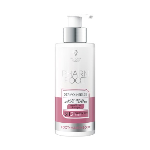 Pharm Foot DERMO INTENSE 250 ml  Moisturizing anti-callus cream with 15% urea and collagen www.design4nails.co.uk