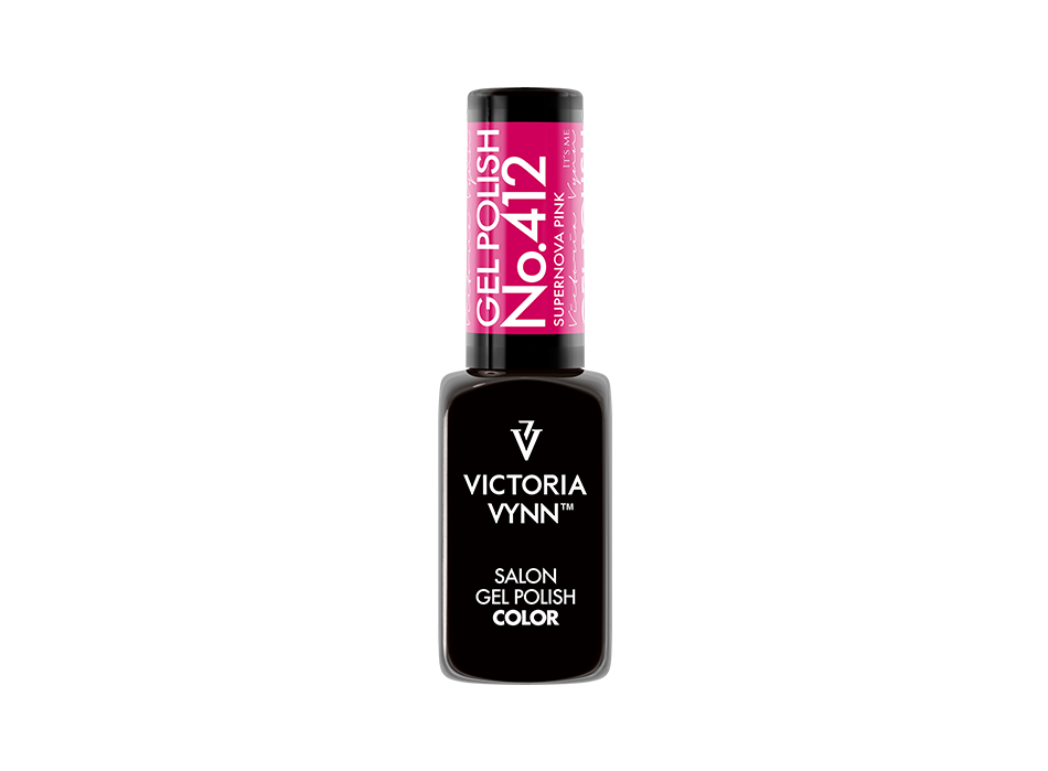 Victoria Vynn Gel Polish 412 Supernova Pink 8ml - Glass Effect www.design4nails.co.uk