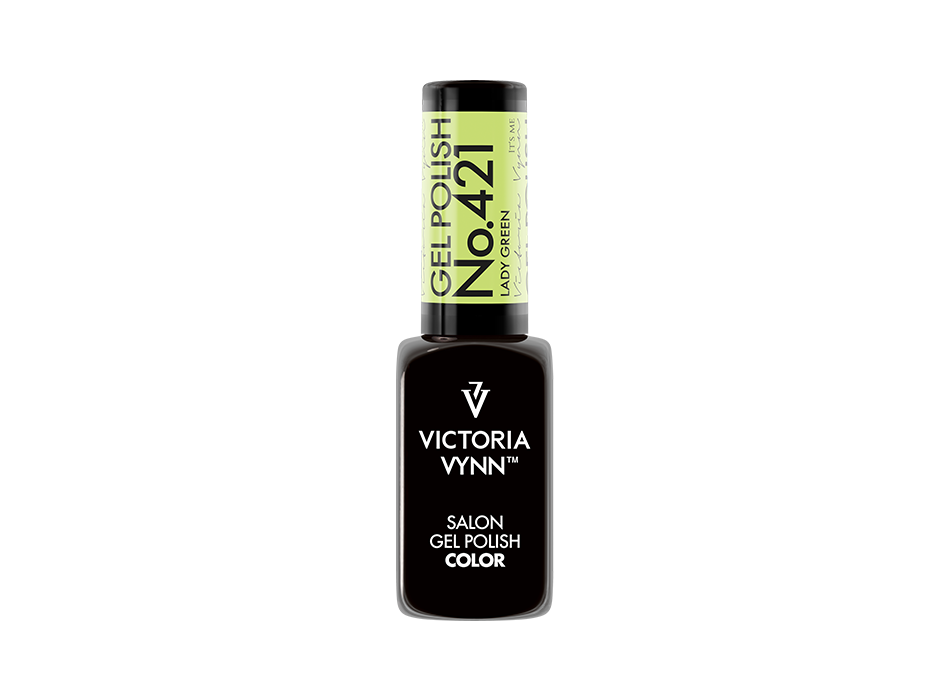 Victoria Vynn Gel Polish 421 Lady Green 8ml - Neon www.design4nails.co.uk