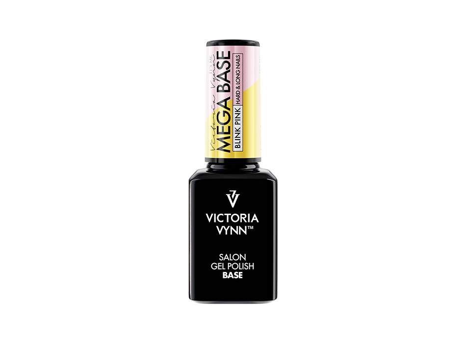 Victoria Vynn Mega Base Gel Polish Blink Pink & Long Nails 15ml www.design4nails.co.uk