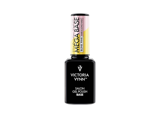 Victoria Vynn Mega Base Gel Polish Blink Pink & Long Nails 15ml www.design4nails.co.uk
