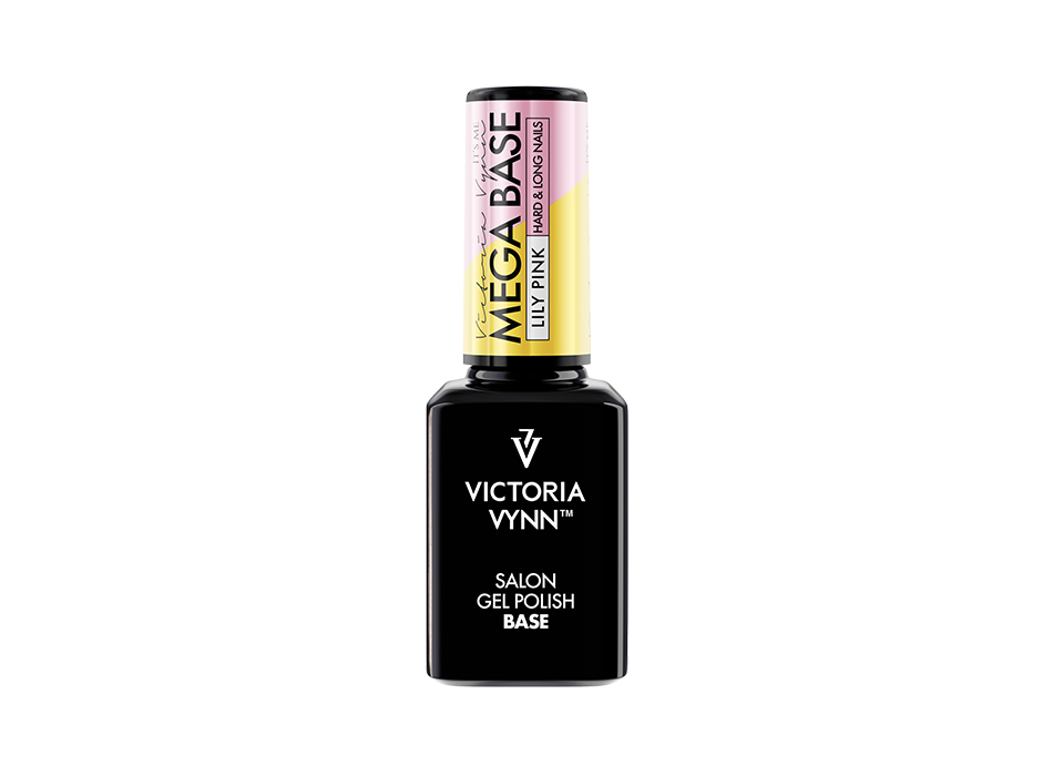 Victoria Vynn Mega Base Gel Polish Lily Pink & Long Nails 15ml www.design4nails.co.uk