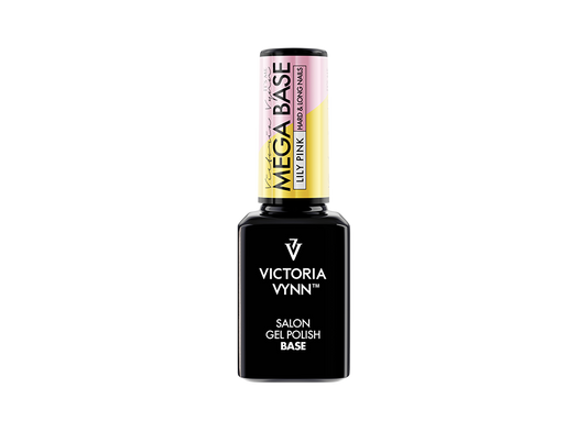 Victoria Vynn Mega Base Gel Polish Lily Pink & Long Nails 15ml www.design4nails.co.uk