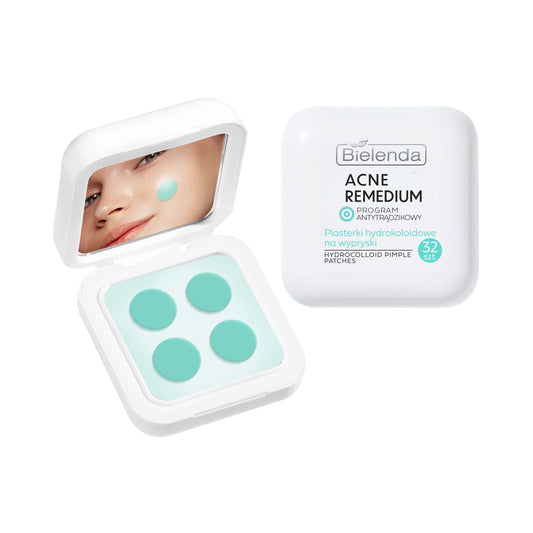 Bielenda Acne Remedium Hydrocolloid Patches for Blemishes 32pcs Bielenda