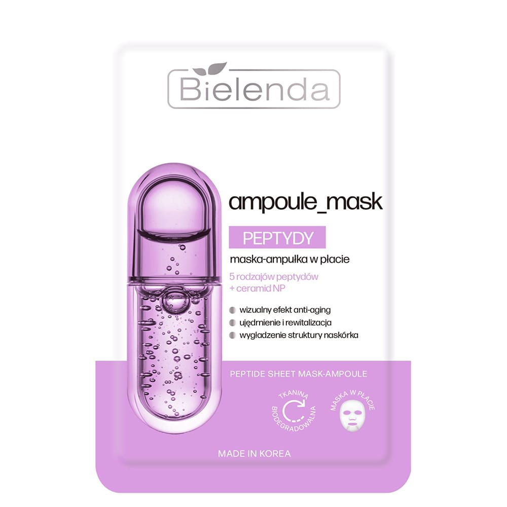 Bielenda Ampoule Mask Peptide Sheet Mask 1pc Bielenda