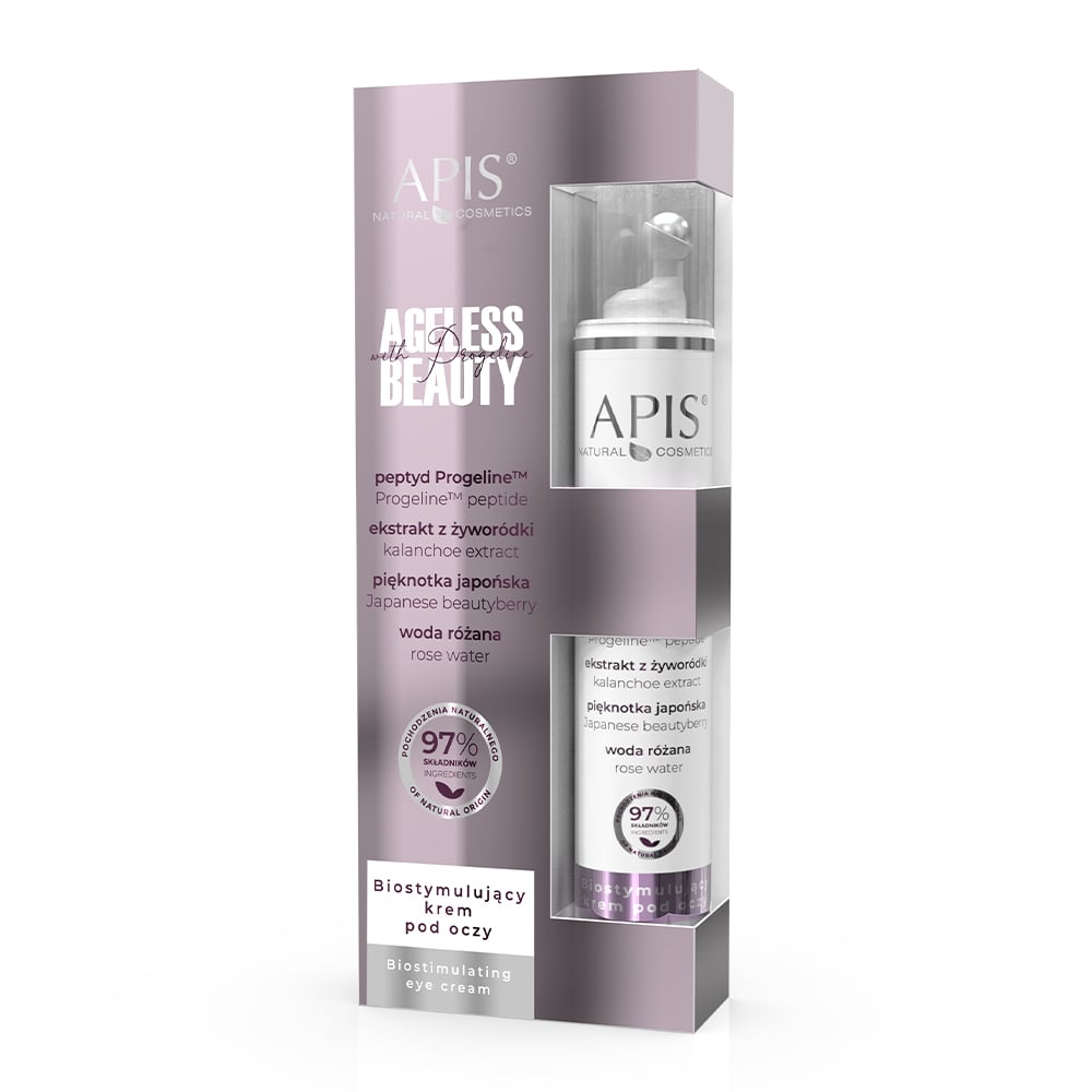 Apis Ageless Beauty Anti-Ageing Bio-Stimulating Eye Cream with Progeline Peptide 10ml Apis