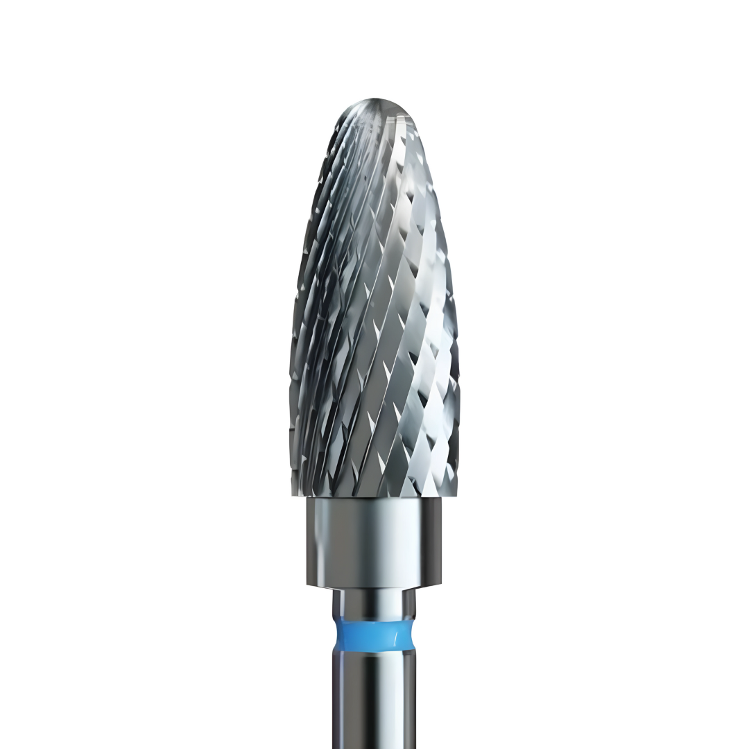 IQ Nails Tungsten Carbide Pinecone Nail Drill Bit Standard Crosscut 6mm for Manicure Pedicure 275.190.060 IQ Nails