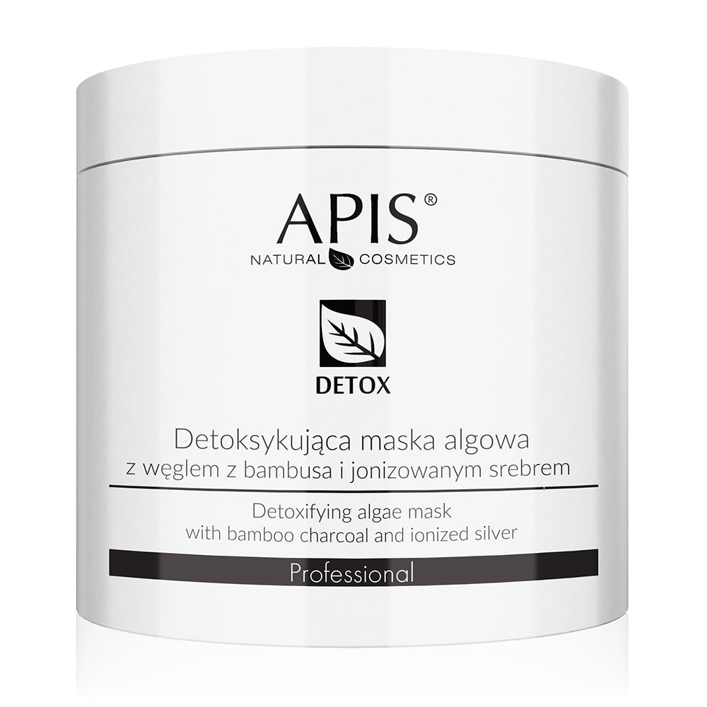 Apis Professional Detoxifying Algae Mask with Bamboo Charcoal and Ionised Silver 200g Apis