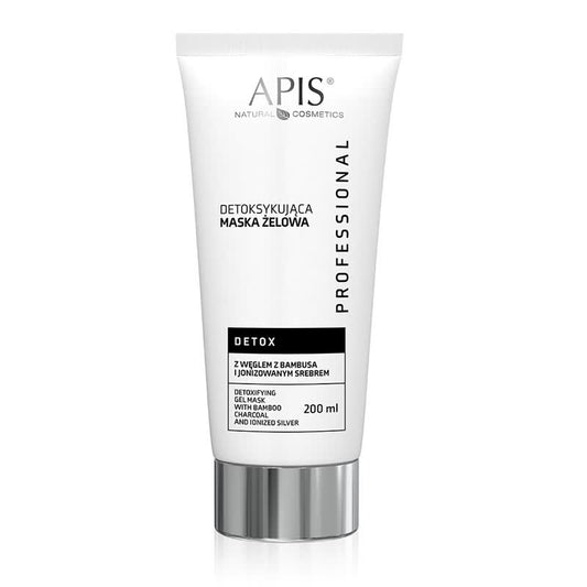 Apis Professional Detoxifying Gel Mask with Bamboo Charcoal and Ionised Silver 200ml Apis