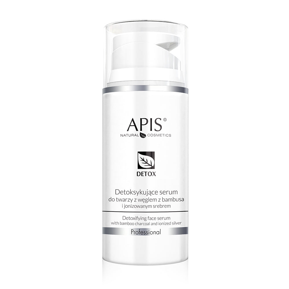 Apis Professional Detoxifying Face Serum with Carbon Bamboo and Ionized Silver 100ml Apis