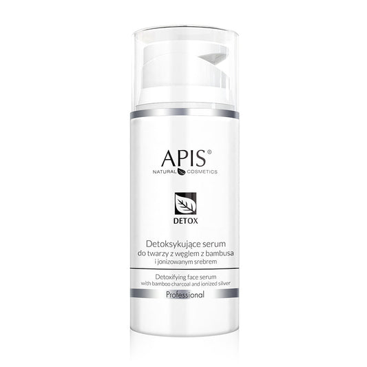 Apis Professional Detoxifying Face Serum with Carbon Bamboo and Ionized Silver 100ml Apis