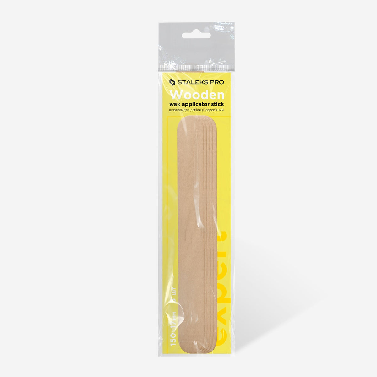 Staleks Pro Expert Wooden Wax Applicator Stick 150×17 mm 5pcs Staleks