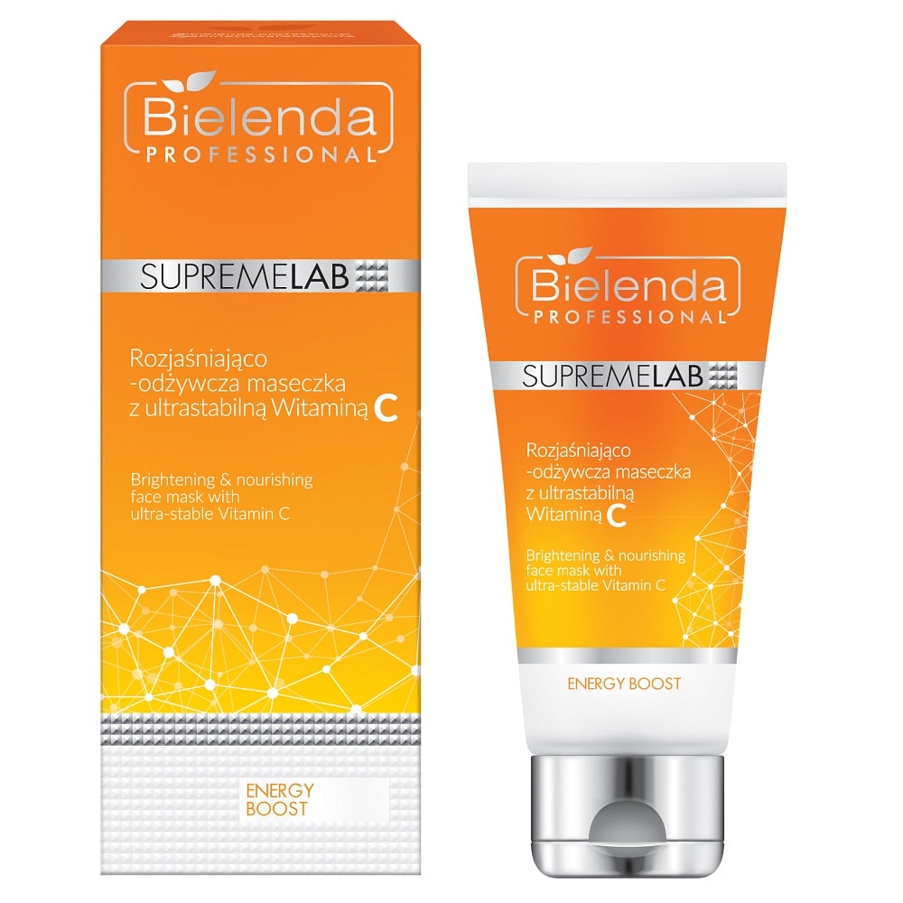 Bielenda Professional SupremeLab Energy Boost Brightening and Nourishing Face Mask with Stable Vit. C 70ml/ Expiry-28/09/2026 Bielenda Professional