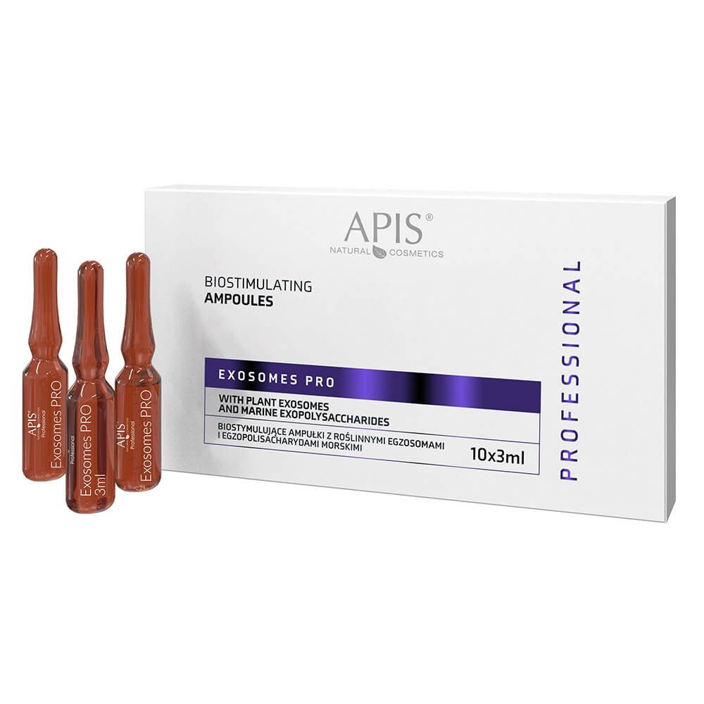 Apis Professional Exosomes Pro Biostimulating Ampoules with Plant Exosomes & Marine Exopolysaccharides 10 x 3ml Apis