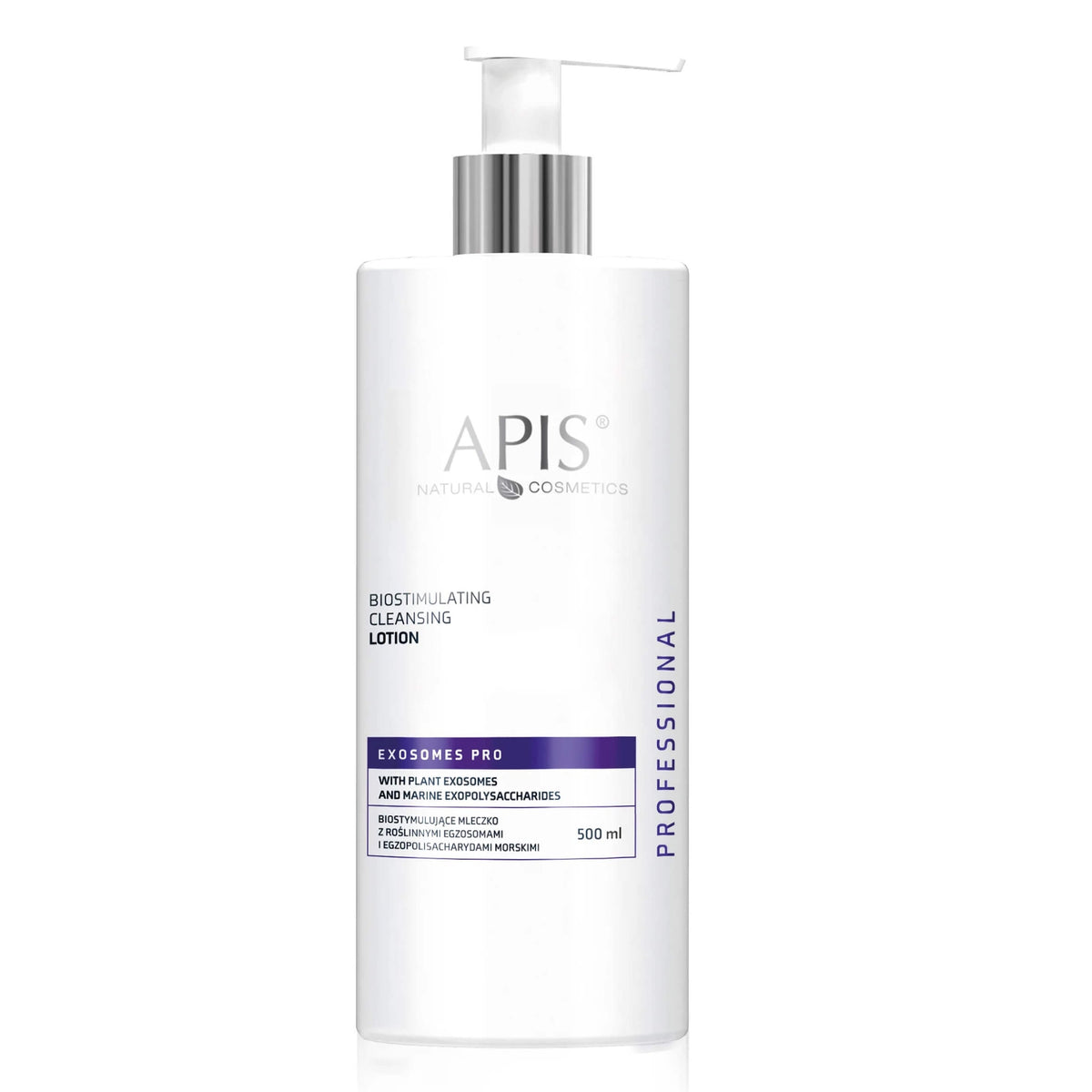 Apis Professional Exosomes Pro Biostimulating Cleansing Lotion With Plant Exosomes & Marine Exopolysaccharides 500ml Apis