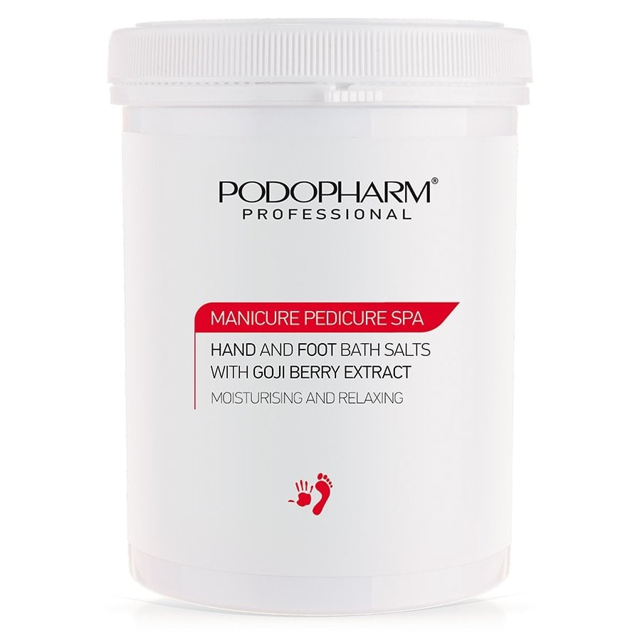 Podopharm Professional Moisturising and Relaxing Hand and Foot Bath Salt with Goji Berry Extract 1400g Podopharm